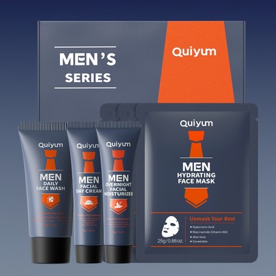 Bộ Quà Tặng Chải Lông Cho Bé – QUIYUM Complete Daily Skincare Routine Dưỡng Ẩm Phục Hồi