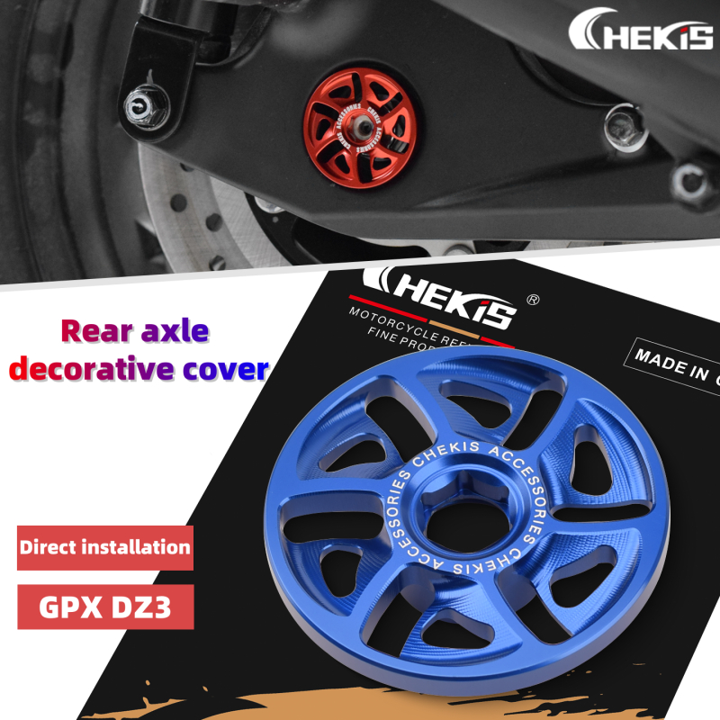 Chekis cho SYM Husky200 Husky150 NAGA155 Sửa đổi nắp bảo vệ trục sau nắp tay đòn phía sau hợp kim nh