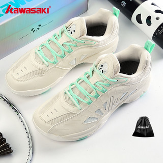  Kawasaki Pickleball Giày Cầu Lông Gấu Trúc B3327 & B3326 Nữ Và Nam Huấn Luyện Chuyên Nghiệp Chống Trơn Trượt Bền Chống Sốc Giày Thể Thao Retro 