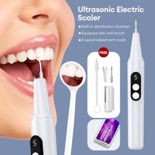  Ckeyin Siêu Âm Nha Khoa Scaler Răng Tartar Tẩy 3 Tốc Độ Điện Sonic Mảng Bám Bụi Loại Bỏ Tartar DE003 