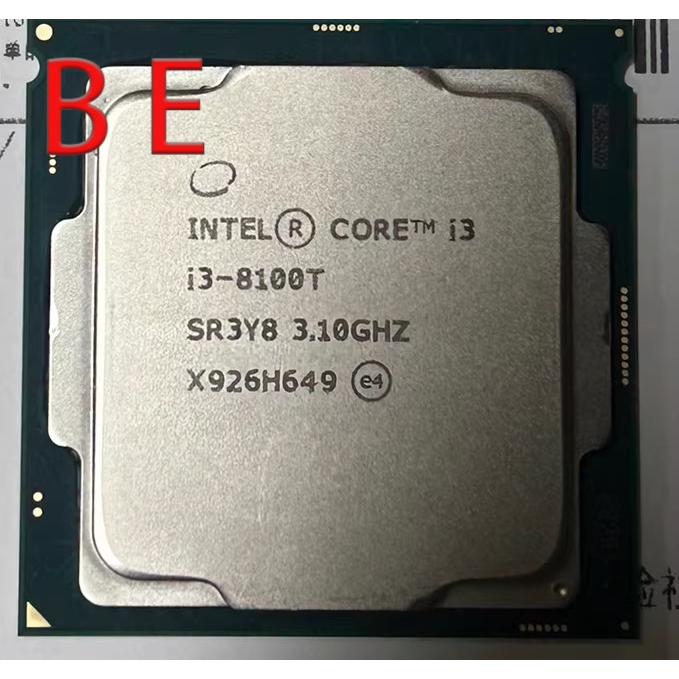 8Th Gen Core i3-8100T LGA1151 Bộ xử lý CPU SR3Y8 Quad-Core 3.1GHz 35W Máy tính để bàn