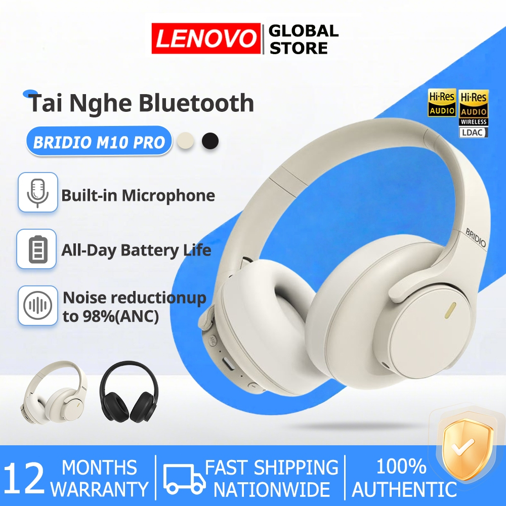 Bridio M10Pro Tai Nghe Bluetooth Không Dây Hỗ Trợ ANC Giảm Tiếng Ồn Hỗ Trợ Gọi Điện Thoại Bluetooth 5.4 | BigBuy360 - bigbuy360.vn