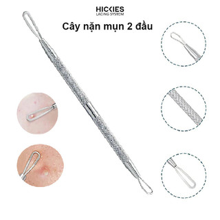 ⚡CM⚡Cây nặn mụn 2 đầu, size 13.5cm bằng hợp kim, giúp làm sạch mụn bọc, đầu đen, mụn cám - hickies