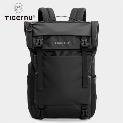 ‌Ba lô du lịch nam Tigernu 91025 Ba lô thông thường thành phố 28L có thể mở rộng Phù hợp với máy tính xách tay 15,6 Inch