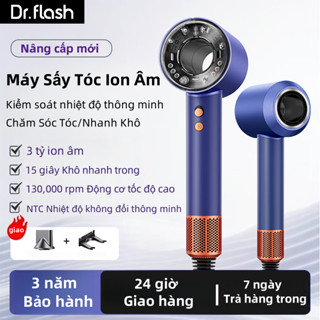  Dr flash Máy Sấy Tóc Ion Âm 2 Chiều Nóng Lạnh - 3 năm Bảo hành Hộp quà tặng miễn phí 