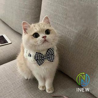 Mèo Yếm Nơ Cổ Thú Cưng Yếm Nước Bọt Khăn Dệt Kim Cổ Trang Trí Yếm Hình Ảnh Dễ Thương Chó