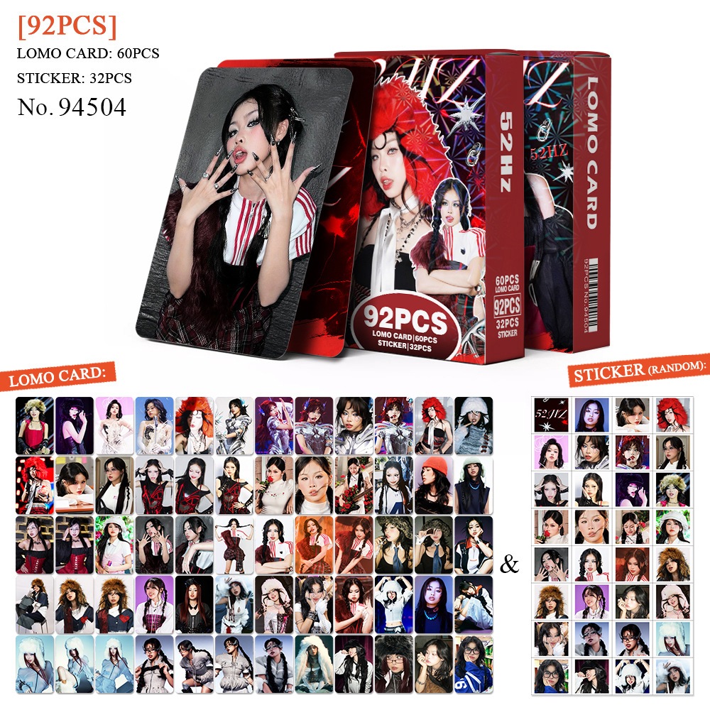 92 Cái / hộp Ngôi Sao Việt Nam EM XINH SAY HI Đội Trưởng Bé Trai Lomo Cards 52HZ LyHan PhươngLy Nieu
