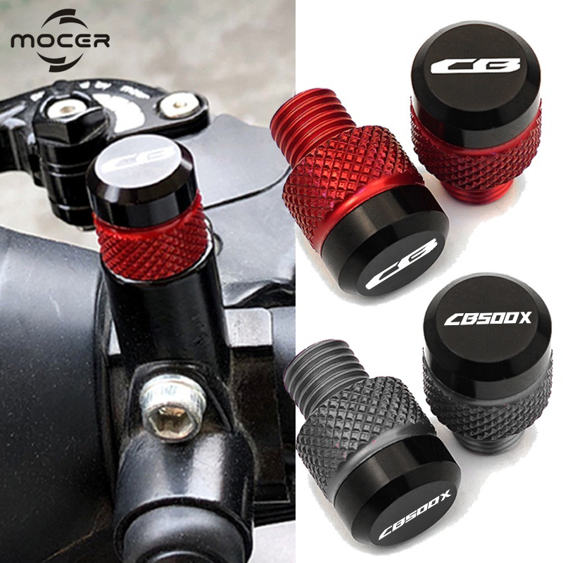 Mocer Cho Xe Honda CB500X CB650R CB1000R CB650F CB600F CB500F CB1100 CB1000R Xe Máy CNC Gương Lỗ Cắm