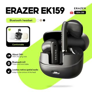  Tai nghe Lenovo ERAZER EK159 Tai nghe không dây thực sự HD Stereo HIFI Độ trễ thấp có Mic Bluetooth 5.4 