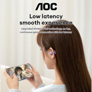 Tai nghe Bluetooth AOC ACD2544 và Tai nghe kẹp tai mở không dây có độ trễ thấp để chơi game cộng với âm thanh nổi HiFi và vừa vặn thoải mái | BigBuy360 - bigbuy360.vn