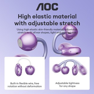 Tai nghe Bluetooth AOC ACD2544 và Tai nghe kẹp tai mở không dây có độ trễ thấp để chơi game cộng với âm thanh nổi HiFi và vừa vặn thoải mái | BigBuy360 - bigbuy360.vn