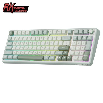 Royal Kludge RK R98Pro Sky Cyan 98 Key RGB Có Dây Có Núm Bàn Phím Cơ