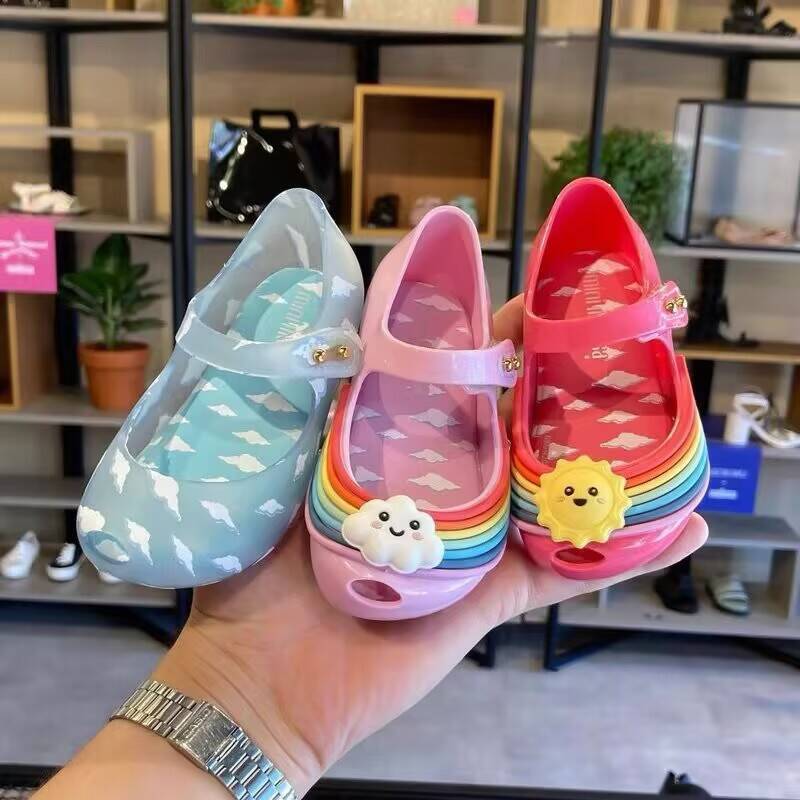 Giày trẻ em Melissa Rainbow 2026 Jelly Shoes Dép nữ