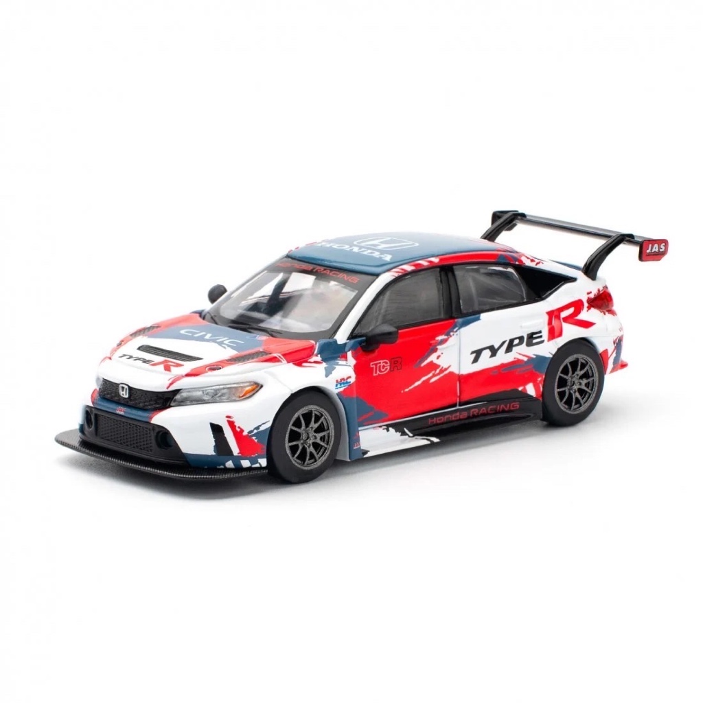 Poprace PR640153 1 / 64 Honda Civic Type R FL5 TCR Trình bày tỷ lệ Diecast Xe mô hình