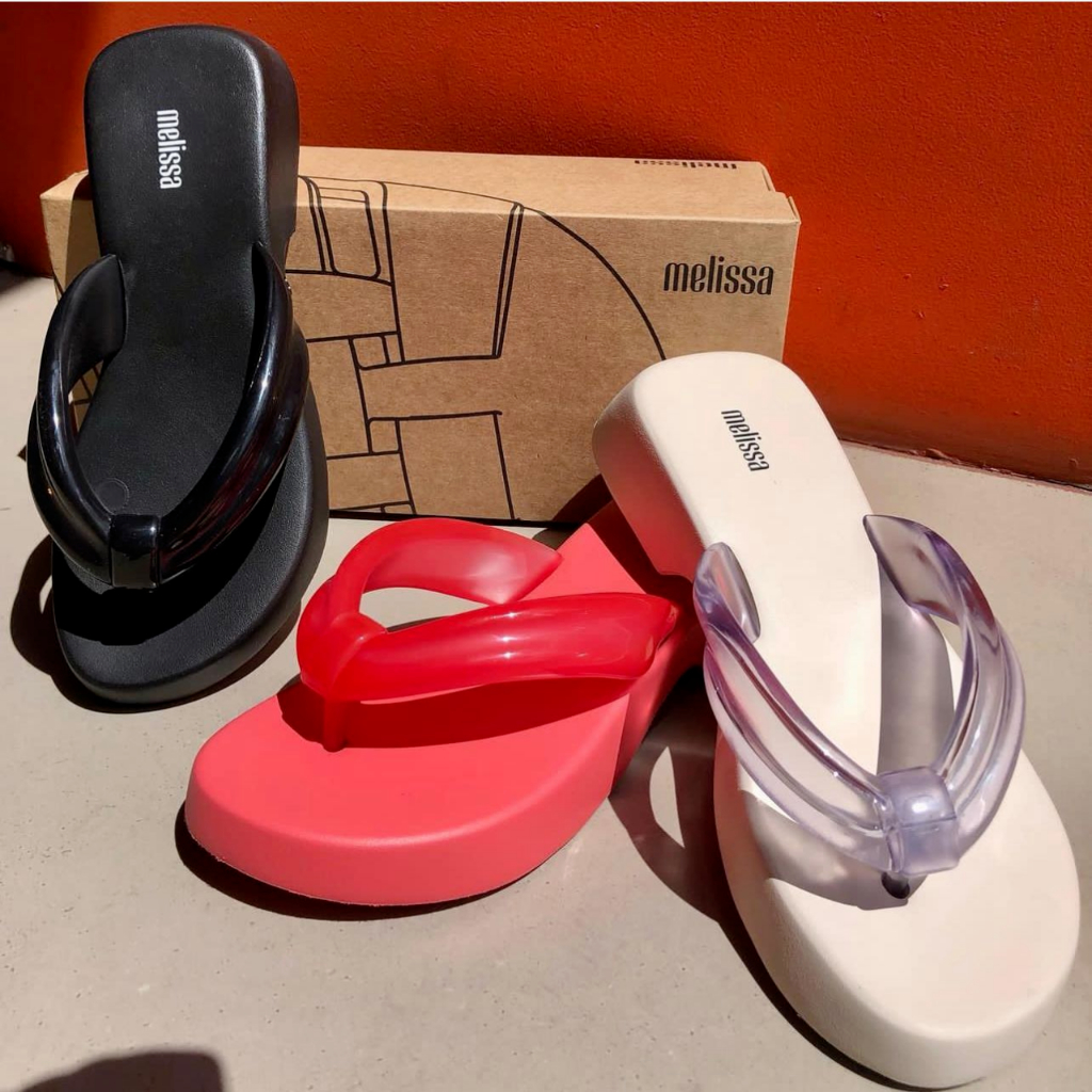 Giày nữ Melissa Jelly Shoes 2026 Dép xỏ ngón đế dày