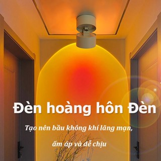  đèn hoàng hôn đèn rọi chiếu tranh đèn Spotlight 10W xoay 350° độ gắn trần gắn tạo bầu không khí cho việc quay livestream 