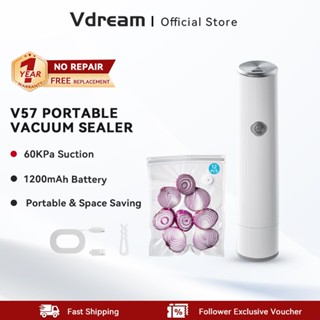 Vdream Máy bịt kín chân không cầm tay Máy bảo quản thực phẩm có thể sạc lại cầm tay Máy niêm phong không dây để bảo quản thực phẩm
