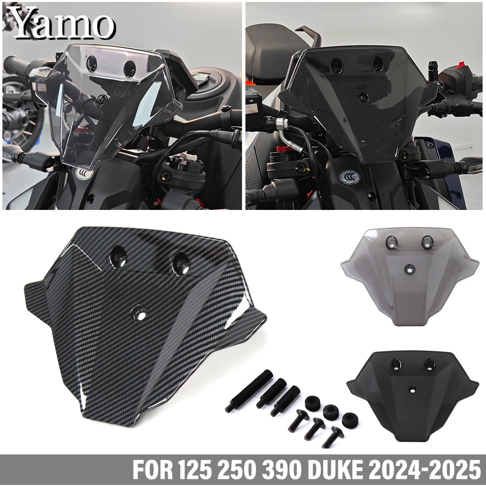 Dành cho KTM DUKE 125 250 390 2024-2025 kính chắn gió KTM 1290 kính chắn gió phía trước xe máy fairi