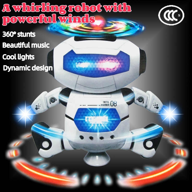 Đồ chơi robot trẻ em - Robot điện thông minh Eilik đi bộ, khiêu vũ với nhạc và đèn (Đồ chơi tương tá