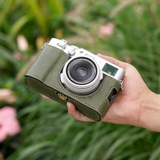 NIYI Ốp Da PU Retro Cho Fujifilm X100V X100VI Túi Bảo Vệ Mềm Có Dây Đeo Vai 