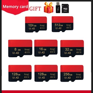  Thẻ nhớ Mini SD 8GB 16GB 32GB 64GB 128GB 256GB 512GB Thẻ Flash TF loại 10 có bộ chuyển đổi Thích hợp cho điện thoại di động máy tính máy ảnh thiết bị giám sát camera quan sát 