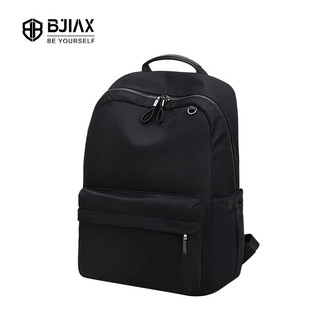 BJIAX Ba lô du lịch nam sử dụng hàng ngày chống nước Đen (15.6 ")