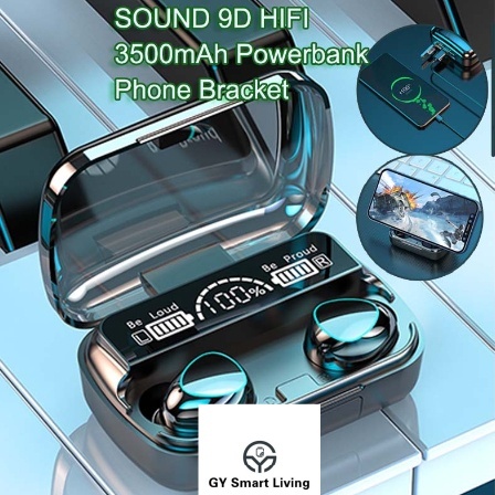 Mini Khử Tiếng Ồn Chạy Thể Thao Tai Nghe Bluetooth Không Dây M10 Pro Tai Nghe Bluetooth Tầm Xa Tai N