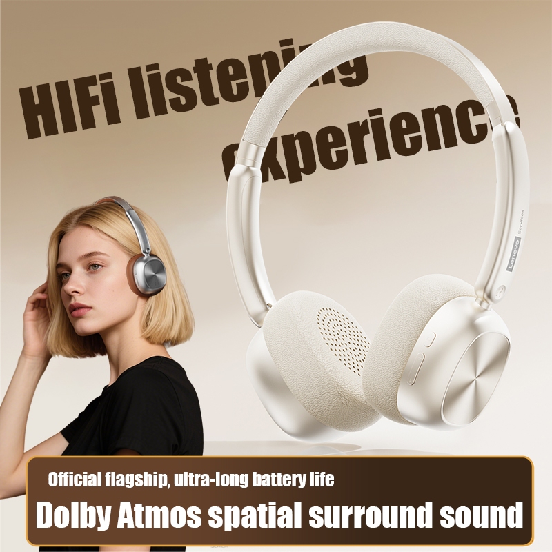 Tai nghe không dây Lenovo LE600 Tai nghe Bluetooth HIFI Stereo Pin dung lượng lớn có micrô BT 6.0 | BigBuy360 - bigbuy360.vn
