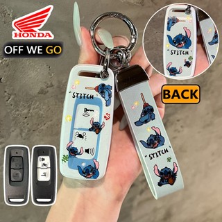  OFF WE GO Stitch Honda pcx160   giorno   forza 350   click 160 móc chìa khóa xe máy Vỏ chìa khóa xe Honda 
