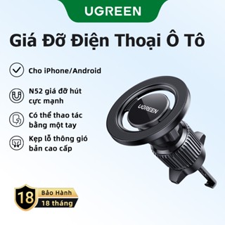 Giá đỡ điện thoại ô tô từ tính UGREEN Giá đỡ điện thoại ô tô thông hơi cho Magsafe iPhone 15 14 13 ProMax Xiaomi Samsung Giá đỡ nam châm mạnh mẽ