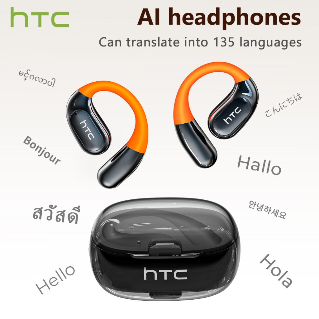 HTC NE36 OWS Tai nghe không dây Bluetooth 6.0 Tai nghe âm thanh nổi 3D Giảm tiếng ồn Hifi Music IPX5 Tai nghe thể thao chống nước | BigBuy360 - bigbuy360.vn
