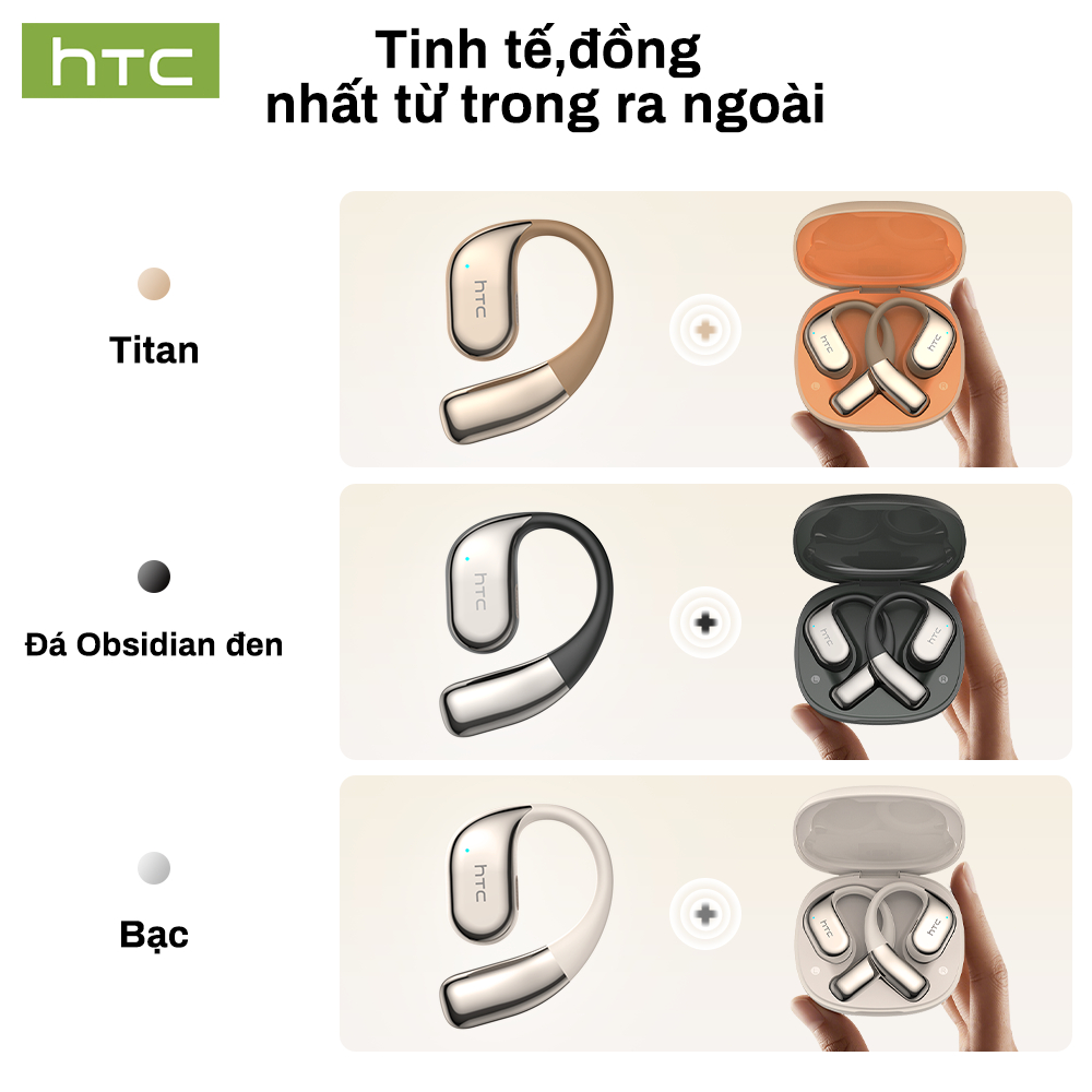 Tai nghe dịch thuật HTC NE39 AI Dịch thuật thời gian thực Tai nghe BluetoothTWS Bluetooth 6.0 Chất lượng âm thanh HiFi IPX5 Tai nghe không dây chống nước Bảo hành một năm | BigBuy360 - bigbuy360.vn