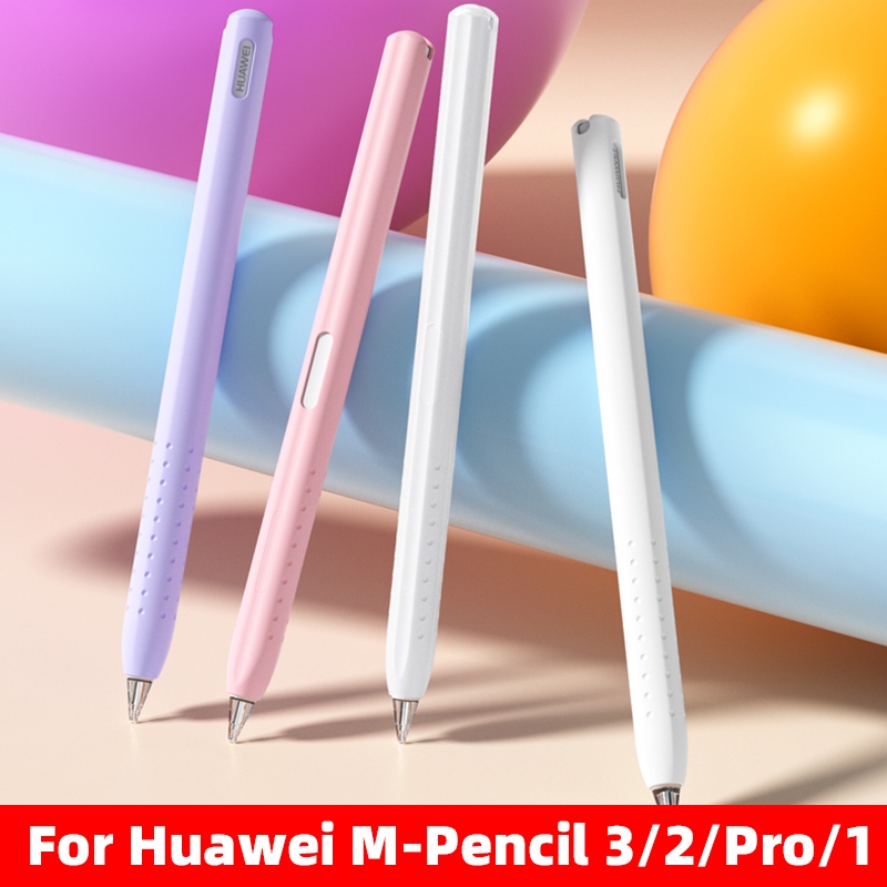 Hộp Đựng Bút Chì Silicon Cho Huawei M Pencil 3 Stylus Bút Màu Trơn Cho Huawei M Pencil Pro / 2 / 1 T