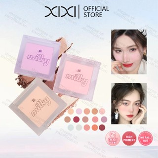  XIXI 15 Màu Đơn Sắc Hồng Cam Blush Palette Tint Trang Điểm Blush Palette Tự Nhiên Cheek Tint Làm Sáng Mặt Đường Viền Phấn Má Hồng NO.D415 