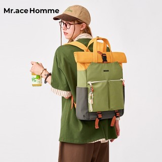  Mr.ace Homme Light Sip Series Túi du lịch ngoài trời Túi đi học hợp thời trang nhiều túi cho học sinh 3411 