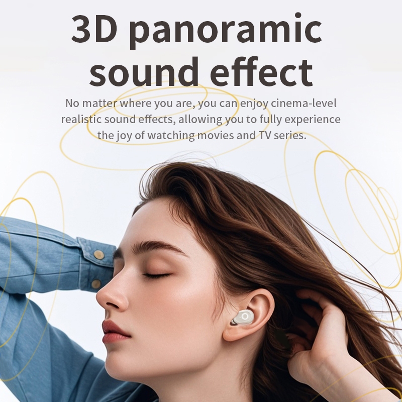 Tai nghe Lenovo ERAZER EP113 Tai nghe không dây đích thực HD Stereo HIFI Độ trễ thấp có Mic Bluetooth 5.4 | BigBuy360 - bigbuy360.vn