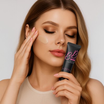 [Girly Glow] QUIYUM BB Cream Dewy Finish Bảo hiểm tự nhiên Vỏ lâu trôi Blemishes 30g - Trang điểm dễ dàng cho trường học & ngày