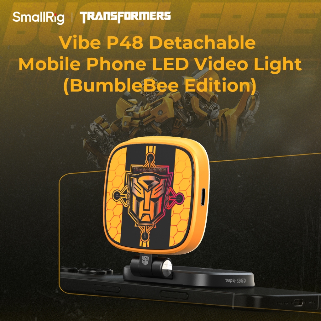 Đèn LED điện thoại di động có thể tháo rời SmallRig Vibe P48 (Phiên bản BumbleBee) 5513