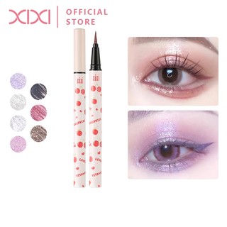 Xixi Bút Kẻ Mắt Nhũ Hồng Bạc Lấp Lánh Chống Nước Đầu Cọ Siêu Mảnh Vẽ Nét Đẹp Dễ Dùng Giá Rẻ D426