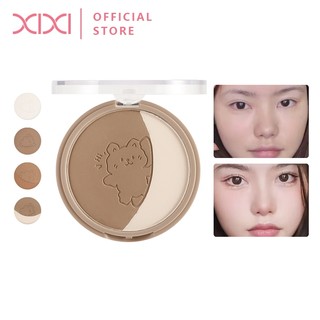 Xixi Bảng Tạo Khối 2 Màu Kèm Highlight All In One Sáng Da, Tạo Khối Mũi & Mặt Tự Nhiên D461