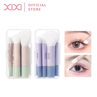  Xixi Bộ Cọ Trang Điểm 6 Cây Mini Lông Mềm Mịn Dễ Tán Phấn Má Hồng Kèm Hộp Tiện Lợi Mang Theo XS08 