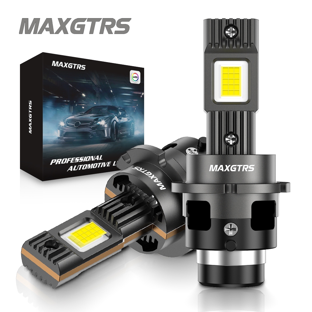 MAXGTRS D1S D3S LED Canbus D2S D4S D1R D2R D3R Đèn Pha 90W 6000K 28000LM Bóng Đèn Xenon Tự Động Thay