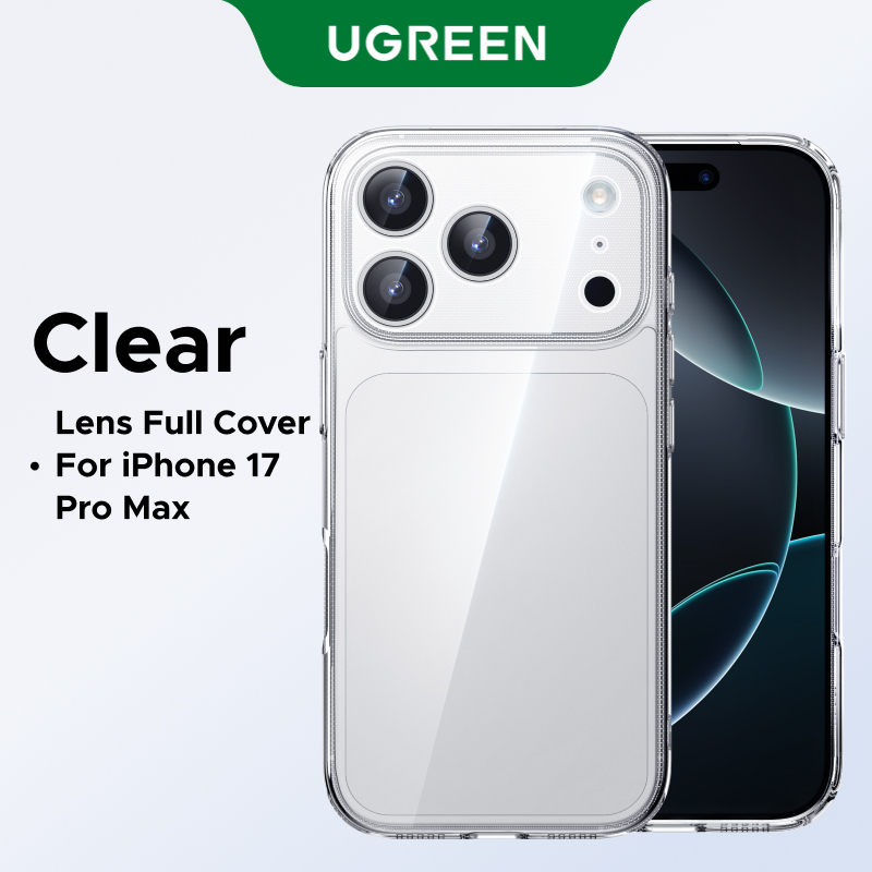 Ốp lưng iPhone 17 UGREEN trong suốt, bảo vệ điện thoại hiệu quả