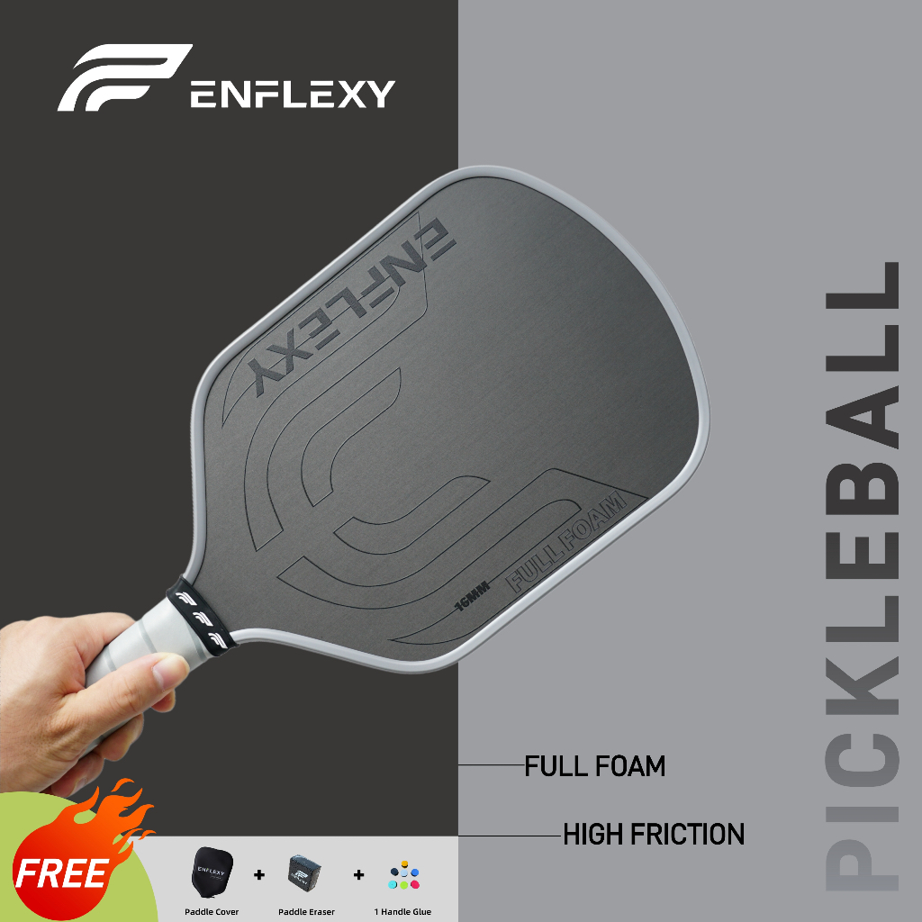 Mái chèo lõi bọt đầy đủ Enflexy pickleball vợt Toray T700 có độ nhám cao - Bền bỉ và Hiệu Quả