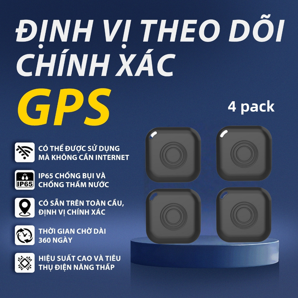 【For iOS】Gps máy định vị mini theo dõi không dây,gps tracker Có thể sử dụng 365 ngày