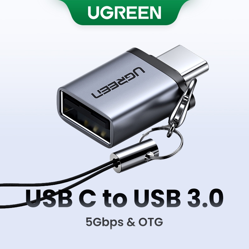 UGREEN USB C sang USB 3.0 Bộ chuyển đổi USB C Bộ chuyển đổi USB C Loại C Thunderbolt 3 Nam sang USB 3.0 Bộ chuyển đổi nhôm nữ | BigBuy360 - bigbuy360.vn