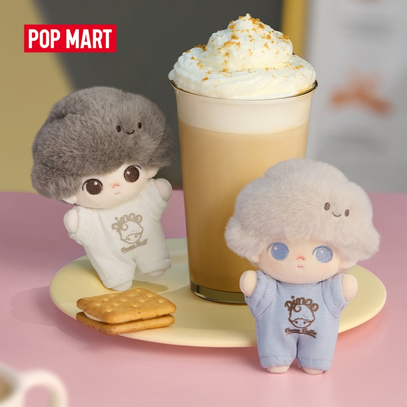 POP MART DIMOO Crush on Coffee Series-Soft-faced Plush Keychain Blind Box
