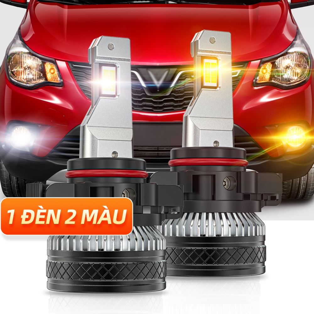 TUFFOO 2 Bóng 2 Màu Vinfast Fadil đèn gầm LED / đèn sương mù LED PSX24W / 5202 / 12276 / H16 (EU) - 