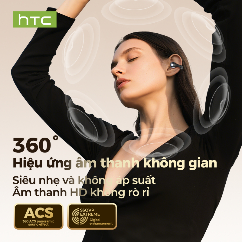 Bảo hành một năm HTC NE56 AI Dịch thuật thời gian thực Tai nghe BluetoothTWS Bluetooth 6.0 Chất lượng âm thanh HiFi IPX5 Tai nghe không dây chống nước | BigBuy360 - bigbuy360.vn