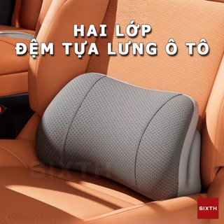  Gối kê tựa lưng ô tô cao cấp đệm thắt lưng ghế ô tô cao su non non Thoải mái và thoáng hơi giảm mệt đệm lưng công thái học bảo vệ thắt lưng giảm đau mỏi thoái vị đĩa đệm khi ngủ và lái xe 